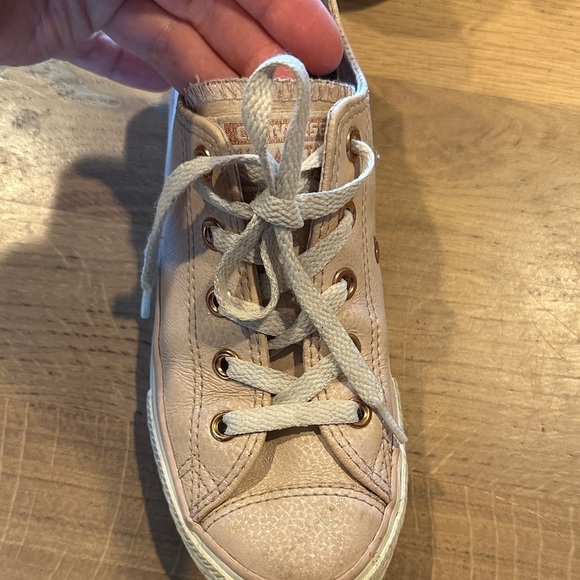 Converse All Star Tan Kids Sneakers size 1 - Picture 3 of 5